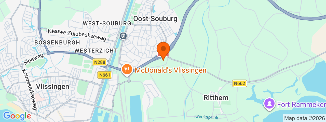 Map preview for Vlissingen