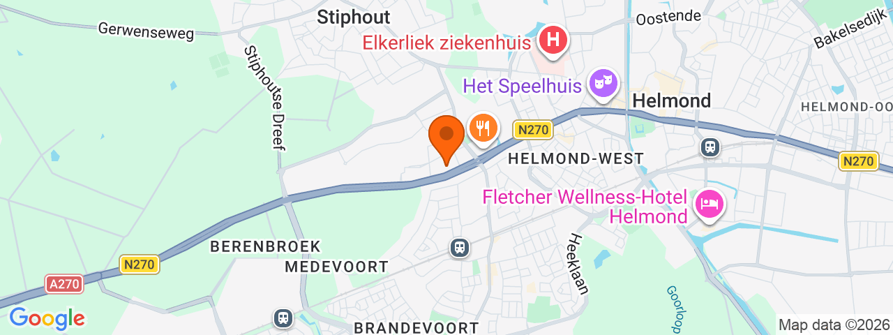 Map preview for Helmond - Stiphout