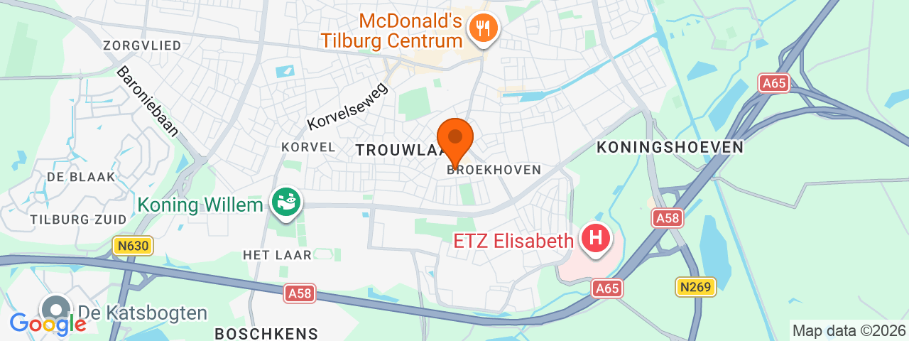 Map preview for Tilburg - Old South