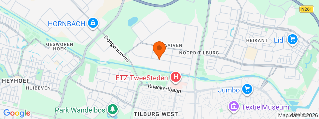 Map preview for Tilburg - Kraaiven