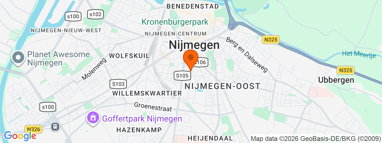 Map preview for Nijmegen Centrum