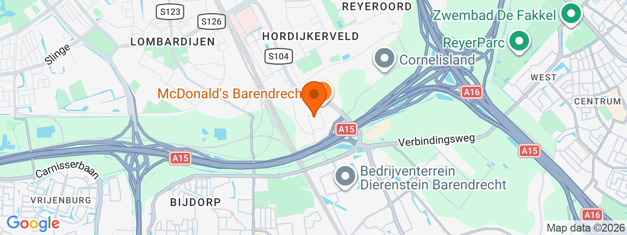 Map preview for Rotterdam Zuid - Barendrecht
