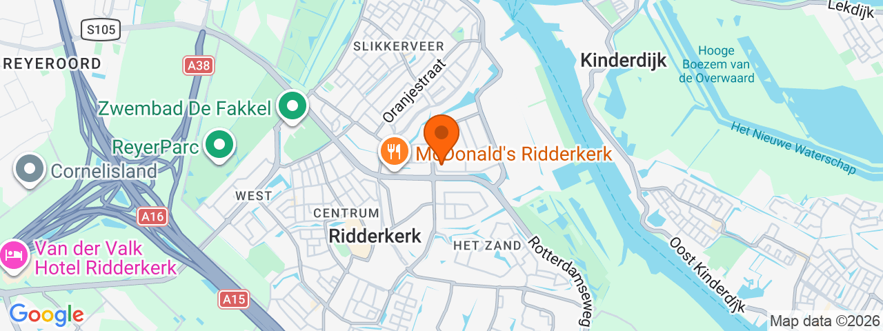 Map preview for Ridderkerk