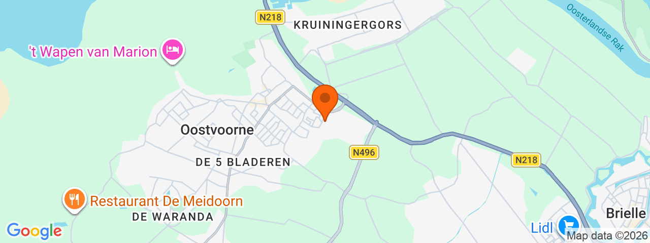Map preview for Oostvoorne