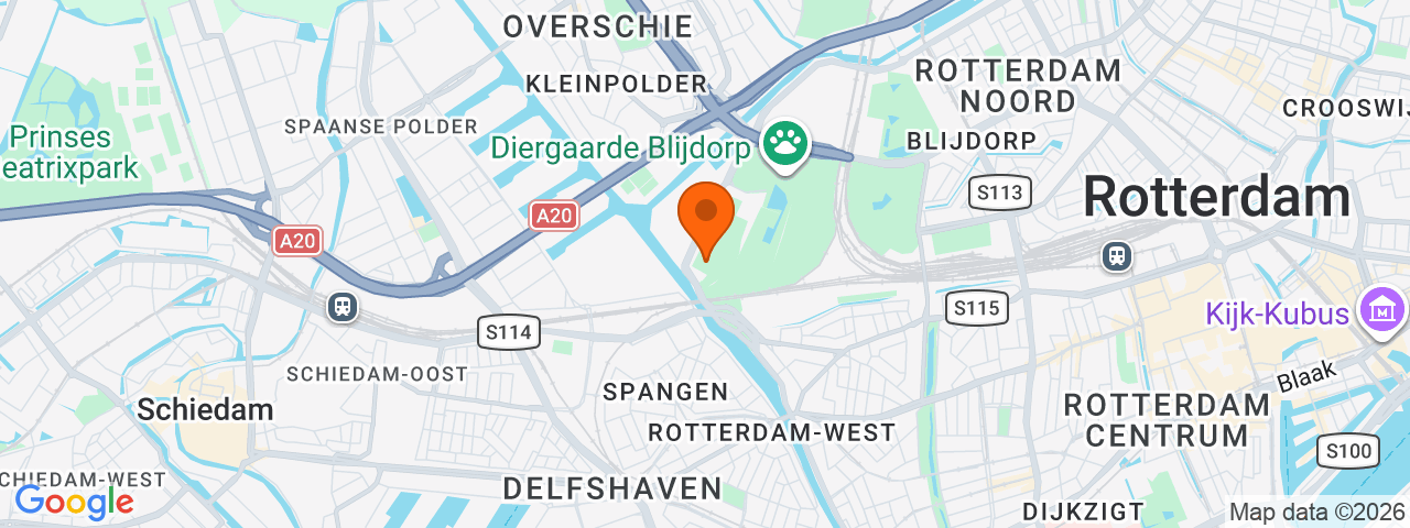 Map preview for Rotterdam Blijdorp