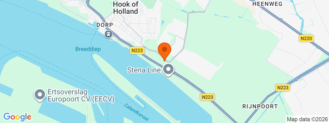 Map preview for Hoek van Holland
