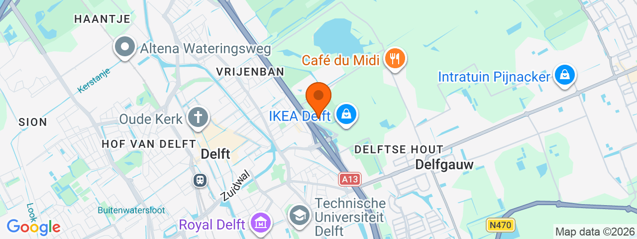 Map preview for Delft