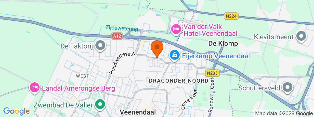 Map preview for Veenendaal - Wiltonstraat