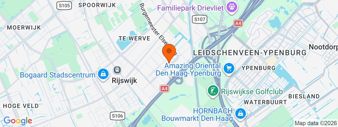 Map preview for Rijswijk Plaspoelpolder - Veraartlaan