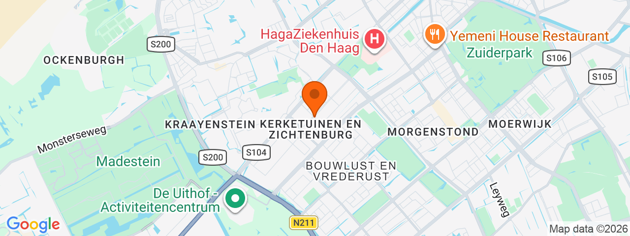 Map preview for The Hague Zichtenburg