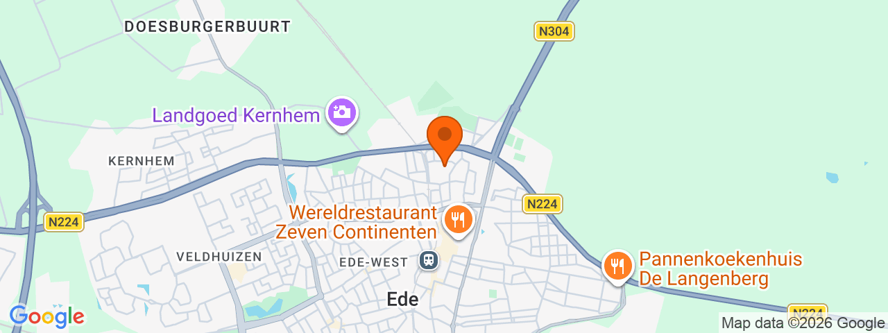 Map preview for Ede de Bospoort