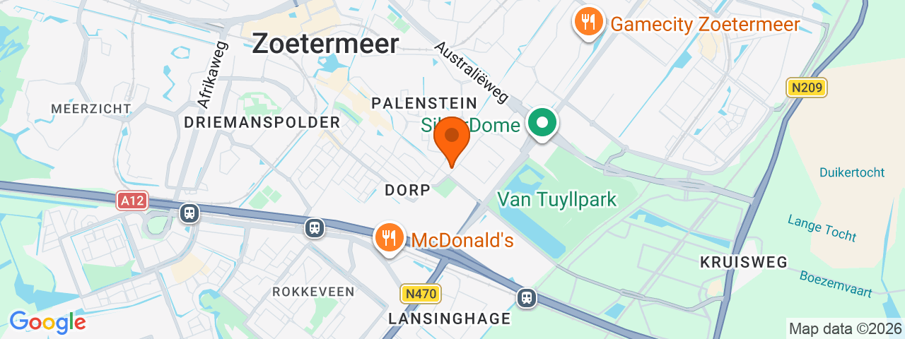 Map preview for Zoetermeer Dorp
