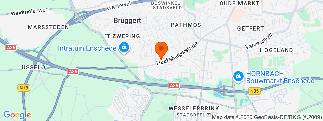 Map preview for Enschede