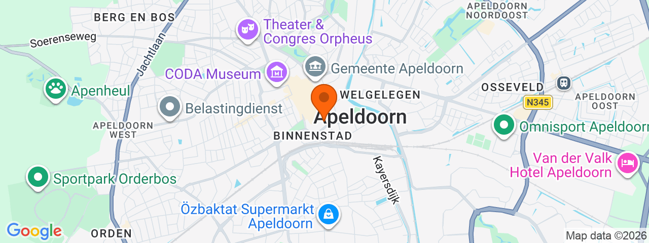 Map preview for Apeldoorn