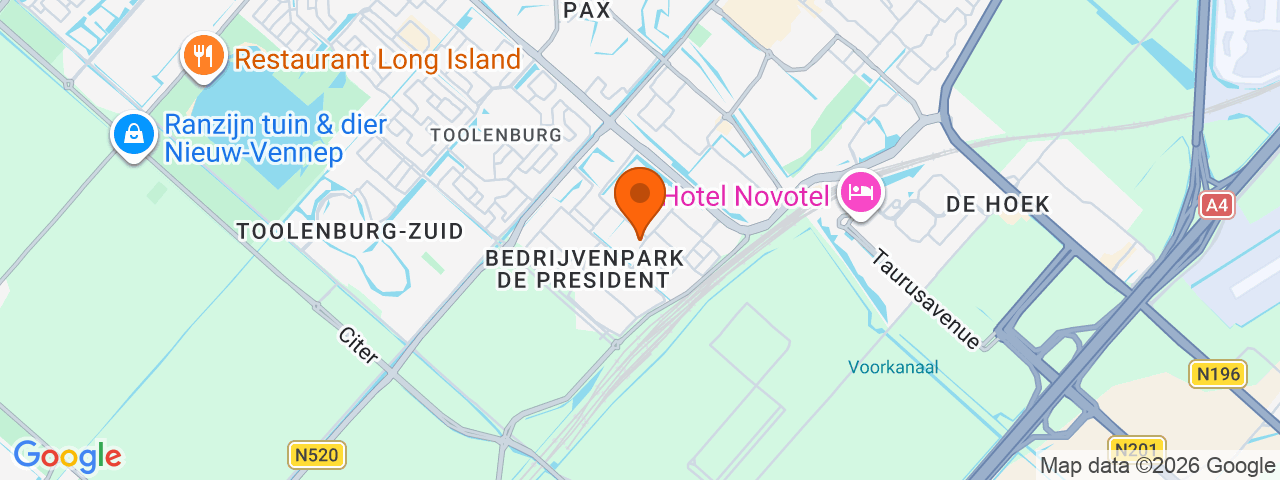 Map preview for Hoofddorp - Schiphol