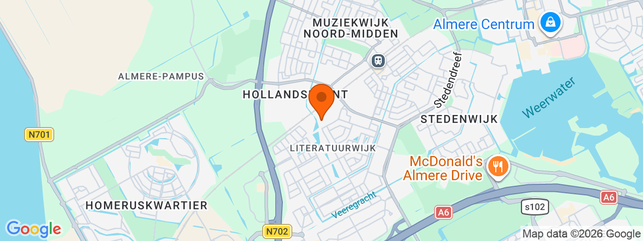Map preview for Almere