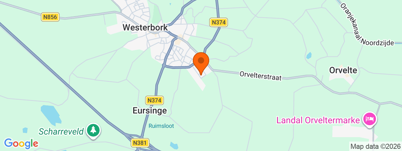 Map preview for Westerbork