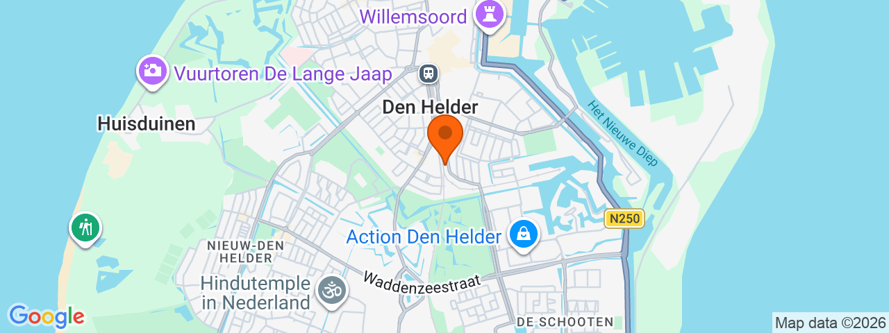 Map preview for Den Helder