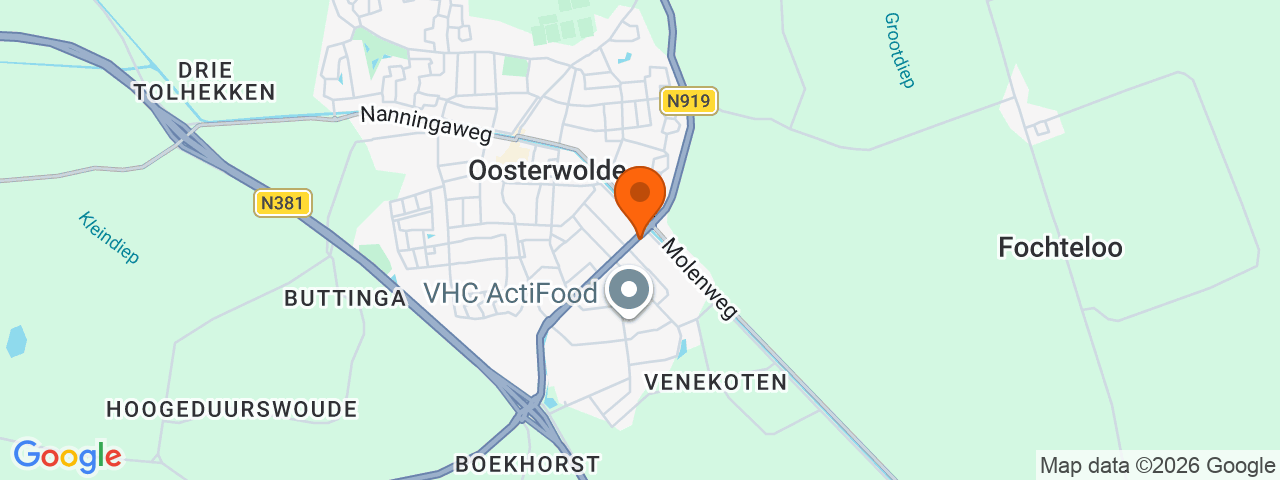 Map preview for Oosterwolde