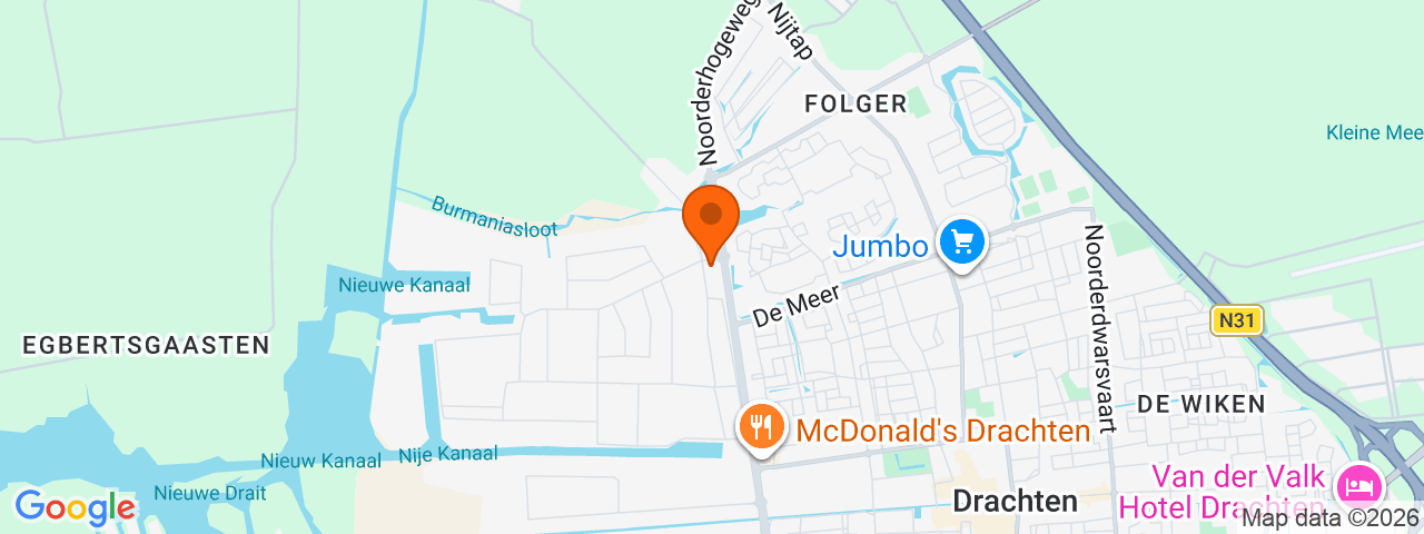Map preview for Drachten